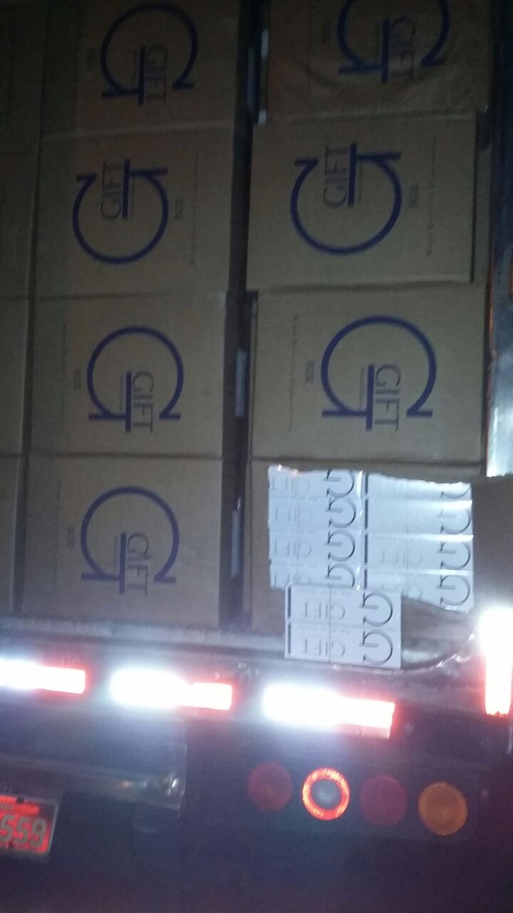 Carreta com mil caixas de cigarros contrabandeado é apreendida no sul do Estado