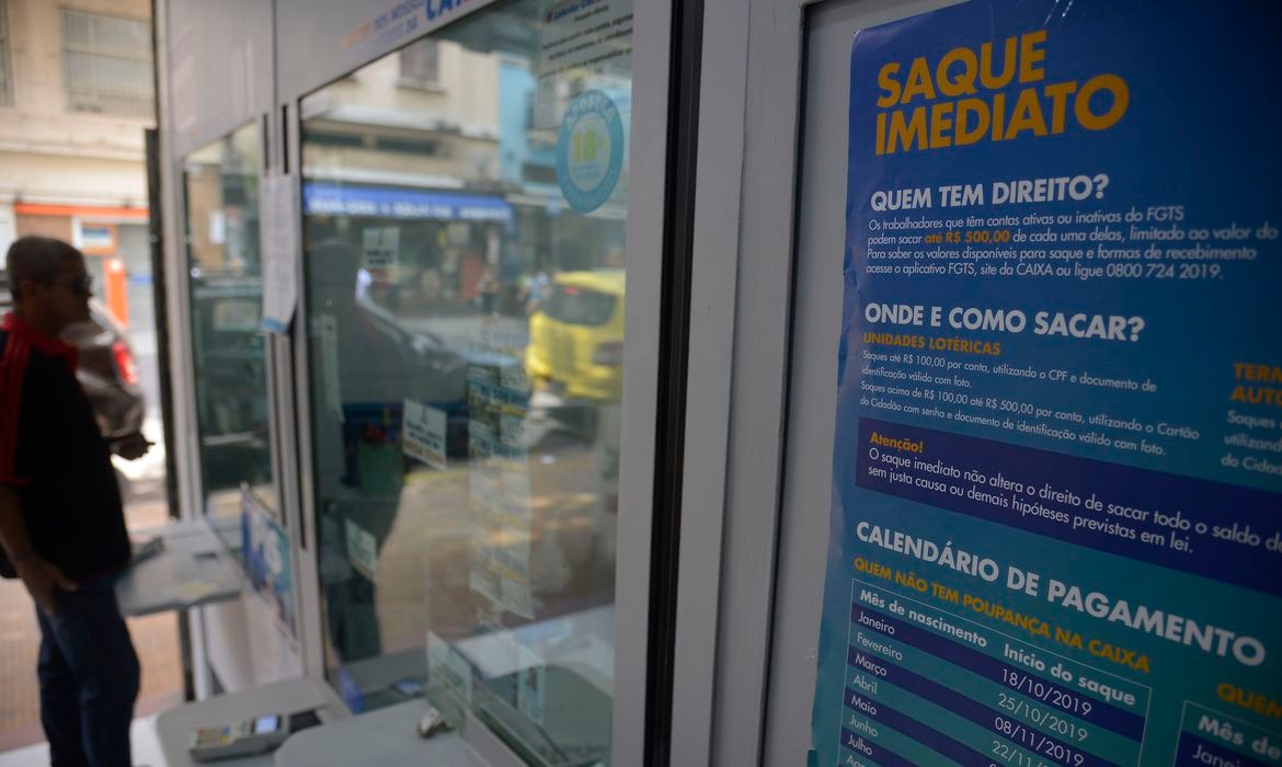 FGTS: cerca de R$ 15 bilhões ainda podem ser retirados Fernando Frazão/Agência Brasil