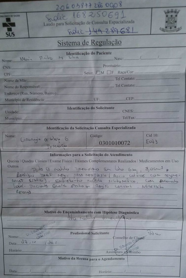 Atendente a espera de cirurgia pelo SUS descobre que procedimento já foi feito Há 4 meses, Maria voltou para a fila de espera por consulta com especialista - Foto: Divulgação