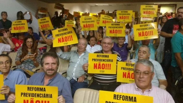Sessão da reforma da previdência estadual é suspensa Foto: Leonardo Rocha