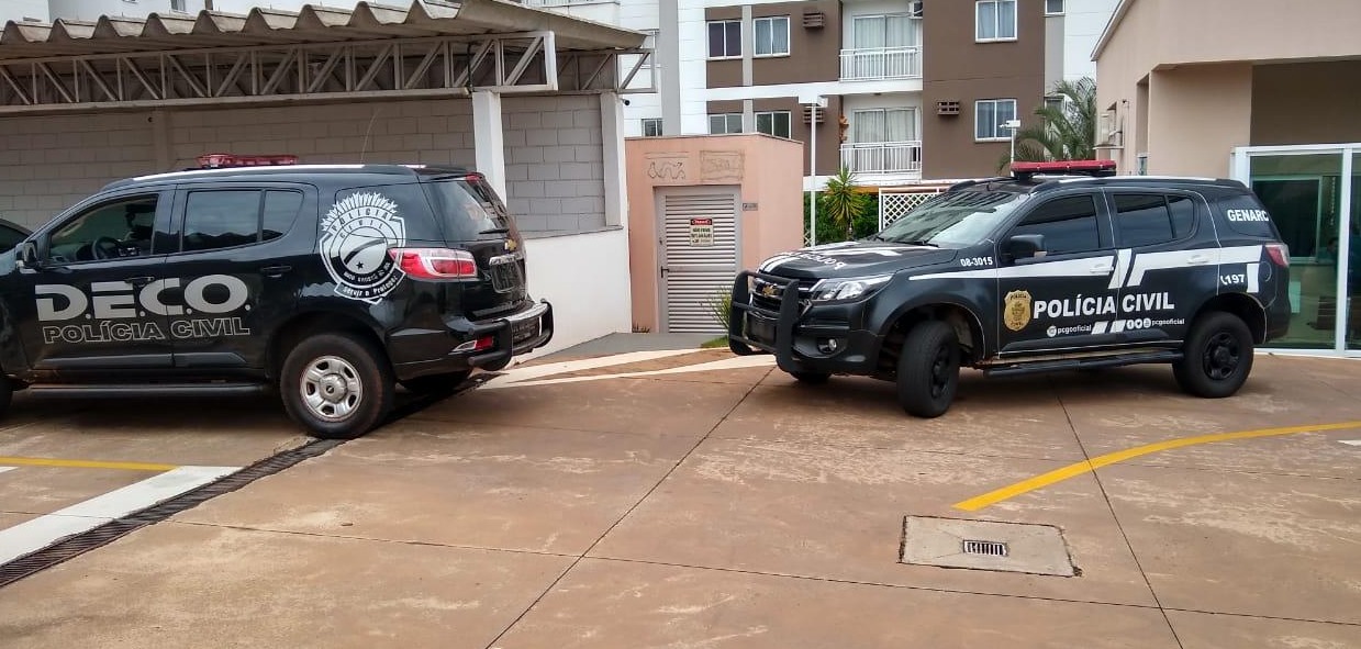 Deco cumpre mandados de busca da Operação Cegueira deflagrada pela Polícia Civil de GO Deco cumpre mandados de busca da Operação Cegueira deflagrada pela Polícia Civil de GO
