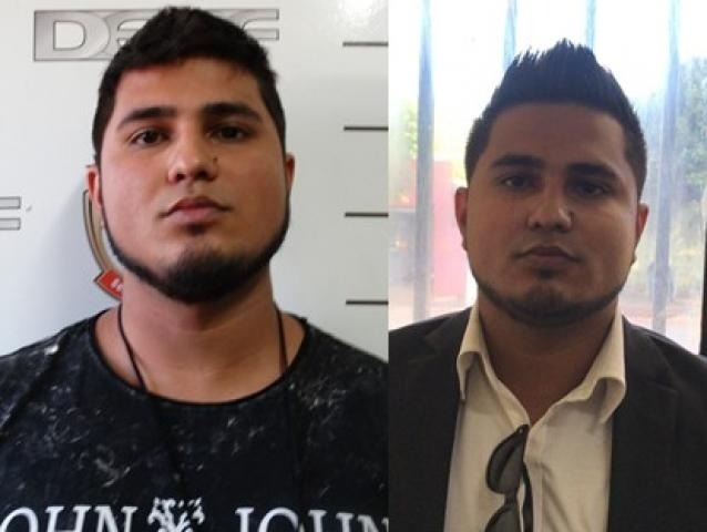 Polícia prende homem acusado de atirar contra militares em frente ao CMO Da esquerda para direita, foto da época em que cometeu o crime e atualmente. Divulgação/Polícia Civil