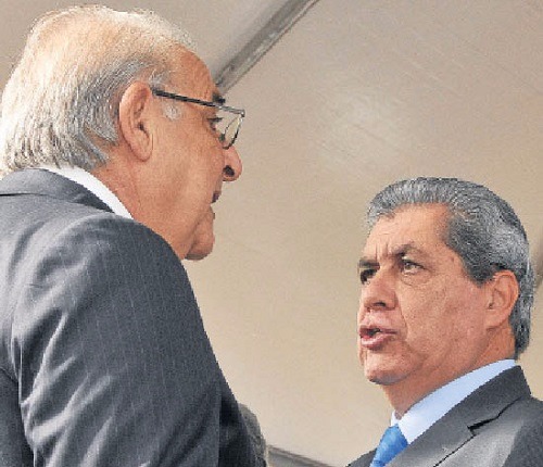 Jerson e André foram lembrados pelos servidores públicos - Foto: Bruno Henrique/ Correio do Estado