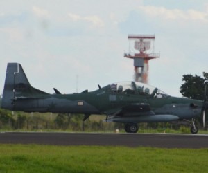 Aeronave Super Tucano decolou da Capital e interceptou droga no MT - Paulo Ribas