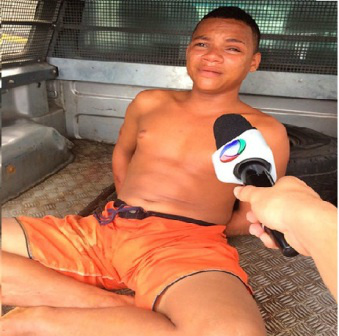 Adolescente interrompe relação sexual do irmão e é morto com golpe de faca em Salvador Foto: Marcelo Castro/TV Record Bahia