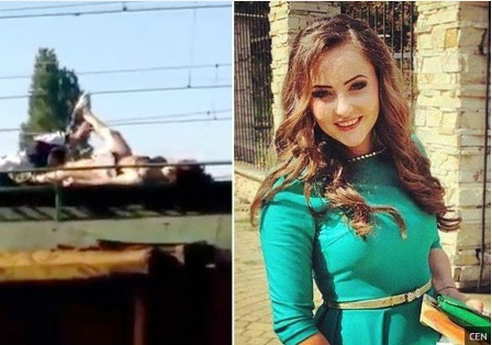 Adolescente entra em chamas e morre ao fazer selfie no topo de estação de trem Foto: Reprodução/Mirror