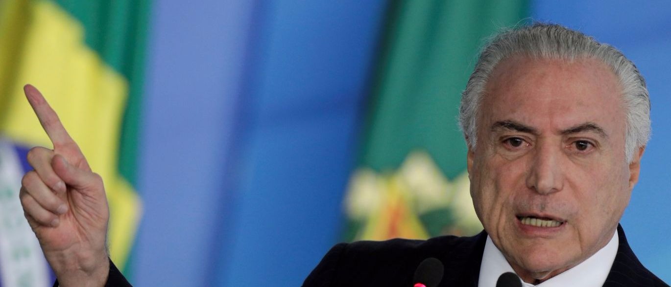 Temer acusará Janot de denunciá-lo sem provas Ueslei Marcelino / Reuters
