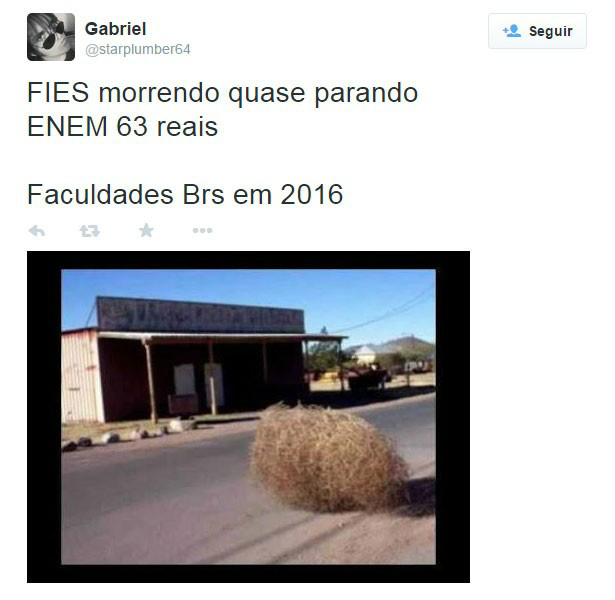 Estudantes reclamam no Twitter de aumento da taxa do Enem para R$ 63