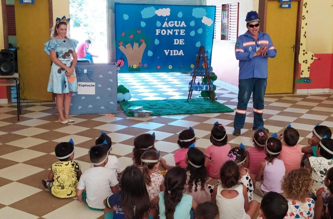 A importância dos recursos naturais e o meio ambiente: ações educativas da Sanesul Divulgação/ Sanesul