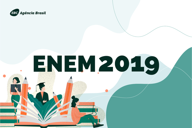 MEC reforça horários de aplicação do Enem neste domingo (Arte EBC)