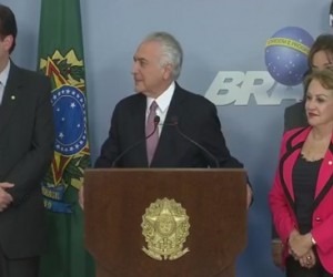 Presidente Michel Temer durante pronunciamento - Reprodução/Facebook
