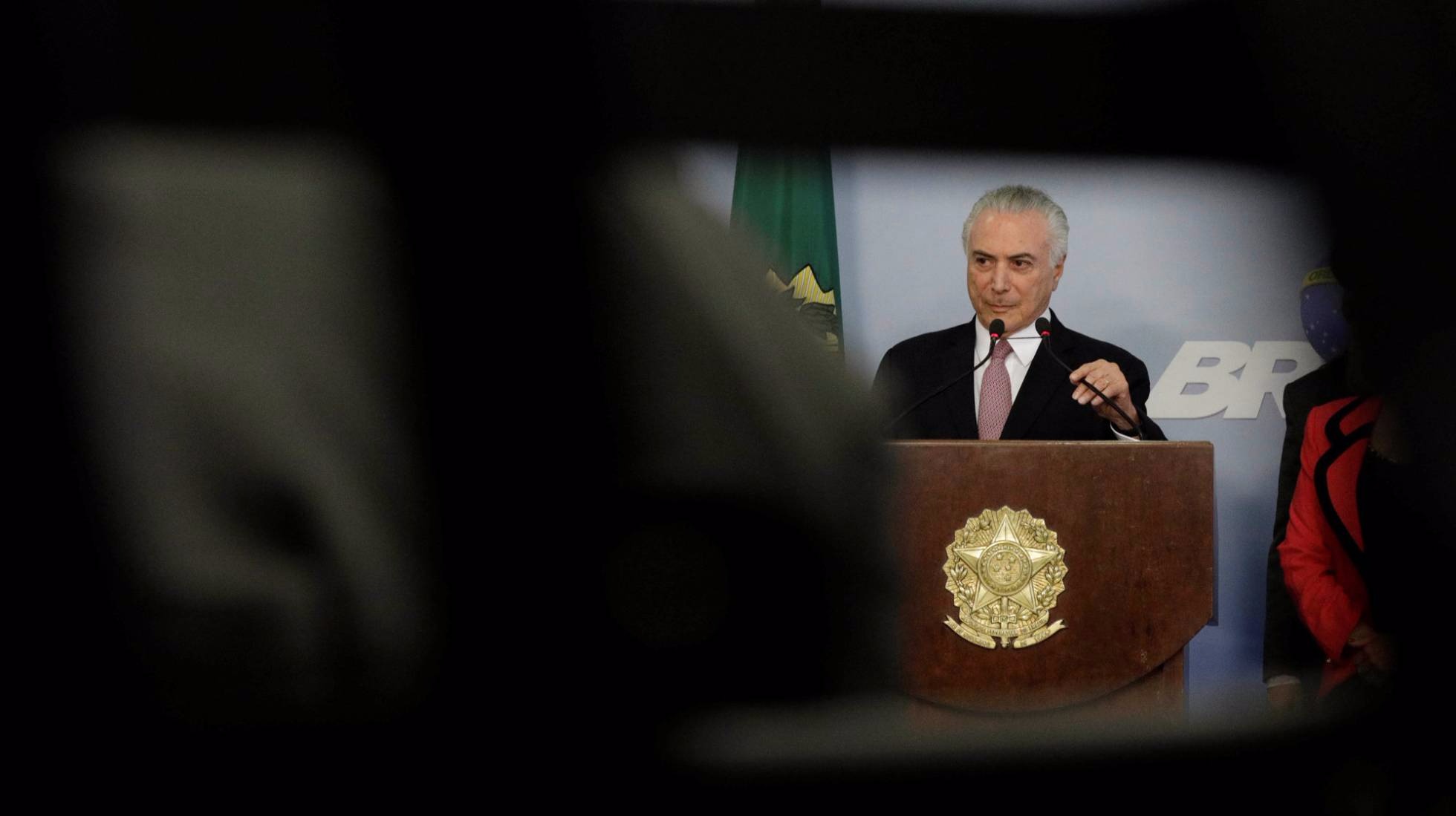 Temer, durante pronunciamento nesta terça-feira. UESLEI MARCELINO-  REUTERS