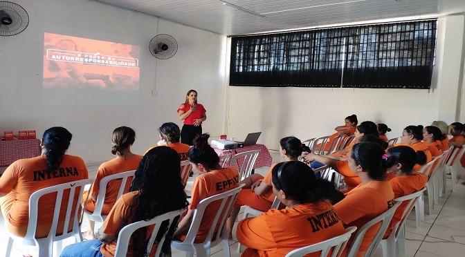 Projeto da Agepen aborda autorresponsabilidade com mulheres em situação de prisão Divulgação/ Agepen