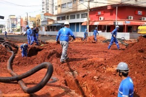 Obras do Reviva Campo Grande continuam após temporal (PMCG)