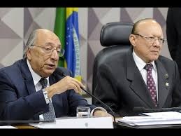 Pedro Chaves e João Alberto Souza em reunião da Comissão de Ética do Senado - Divulgação/Senado