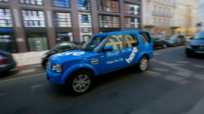 Krisztian Bocsi/Bloomberg
Carro da Nokia HERE, unidade de mapas da Nokia