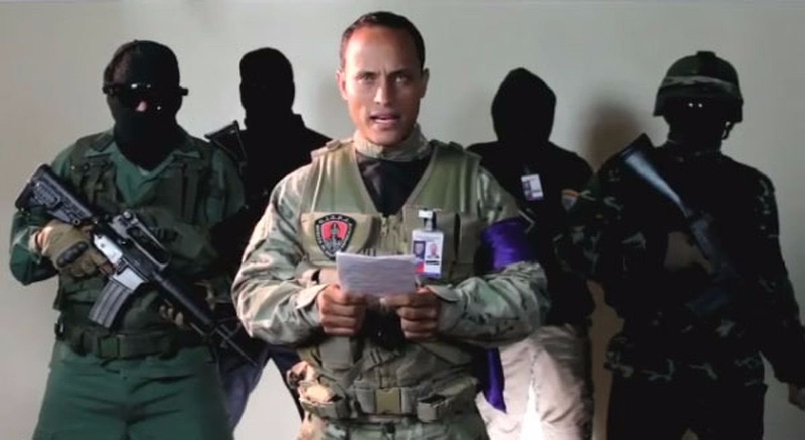 Quem é o policial que comandou ação com helicóptero na Venezuela Óscar Pérez em vídeo publicado em sua conta no Instagram (Foto: Reprodução/ Instagram/ Óscar Pérez)