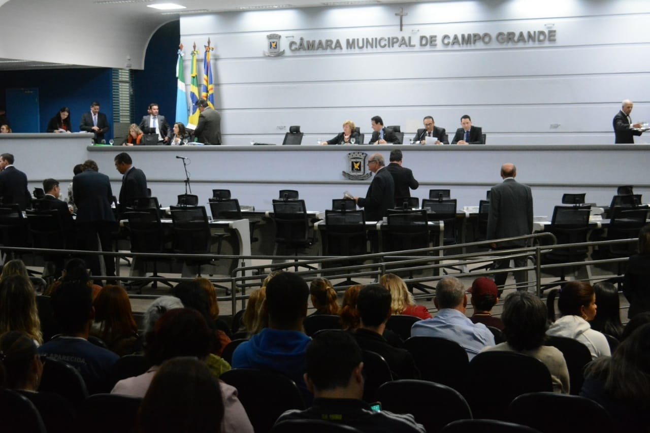 Vereadores aprovaram projeto da reforma na Câmara Municipal . Bruno Henrique/Correio do Estado