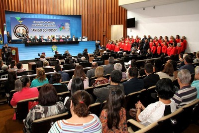 A solenidade foi realizada no Plenário Deputado Júlio Maia, nesta quarta-feira
Foto: Wagner Guimarães 