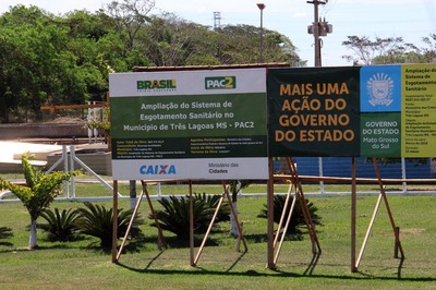 Três Lagoas recebe o maior investimento do Estado em saneamento: R$ 150 milhões Mais da metade das obras previstas está concluída ou em andamento, absorvendo recursos da ordem de R$ 72 milhões.