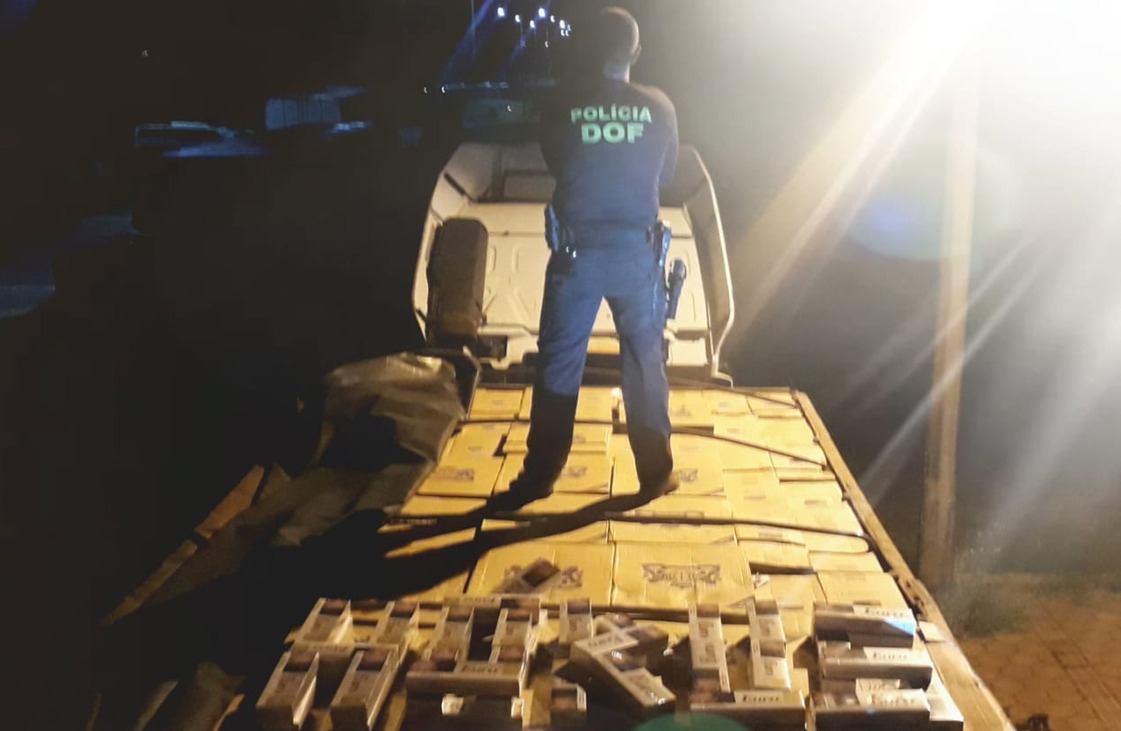 Apreensão nesta madrugada.