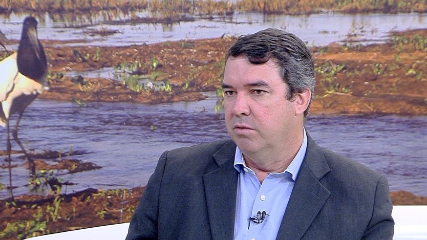Previdência dos servidores de MS deve ir à 2ª votação nesta terça; secretário fala sobre o projeto Secretário de governo, Eduardo Ridel em entrevista ao Bom Dia MS (Foto: Reprodução/TV Morena)