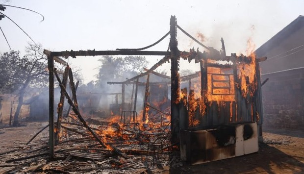 Menina tem queimaduras de 1º grau após incêndio em casa (Marcos Ermínio/Midiamax)