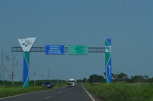 Trechos em obras na BR-163 em MS interditam pontos da rodovia Reprodução
