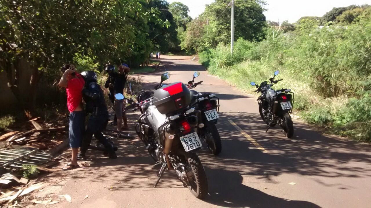 Gecam realizado abordagens (PM/Divulgação)