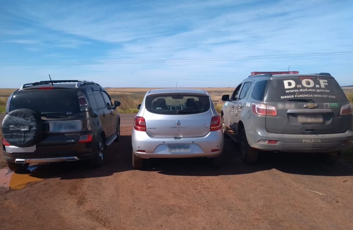 Citroën roubado é recuperado antes de ser trocado por droga no Paraguai Foto: Divulgação