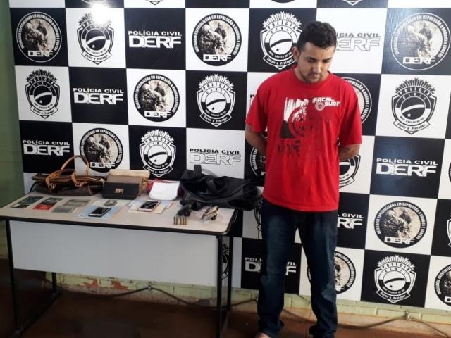 Suspeito de roubar salão gastou mais de 2 mil reais em festa e drogas Foto: Campo Grande News