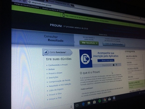 Lista de espera do ProUni já está disponível para consultas Lista de espera do ProUni já está disponível para consultas