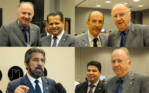 Onze parlamentares do Norte e do Centro-Oeste participam de almoço com prefeitos Onze parlamentares do Norte e do Centro-Oeste participam de almoço com prefeitos