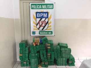 Motorista que tentava levar droga para cidade vizinha sofre acidente e acaba preso