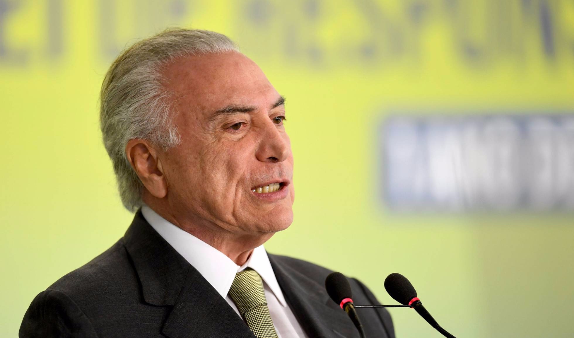 O presidente Michel Temer no último dia 29 em Brasília. EVARISTO SA - AFP