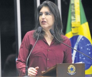 Simone é apontada como plano B do PMDB para sucessão estadual Simone manifestou a intenção de não disputar o governo e reconheceu dificuldade do PMDB - Divulgação/Agência Senado