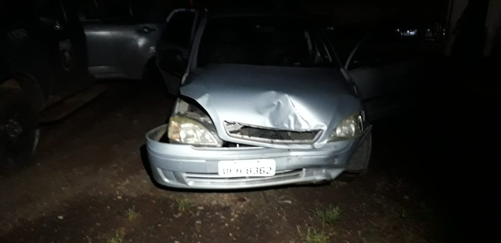 Após colisão, traficante abandona carro com 325 quilos de maconha na Capital Divulgação/Choque