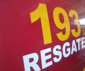 Vítima foi resgatada pelo Corpo de Bombeiros - Divulgação