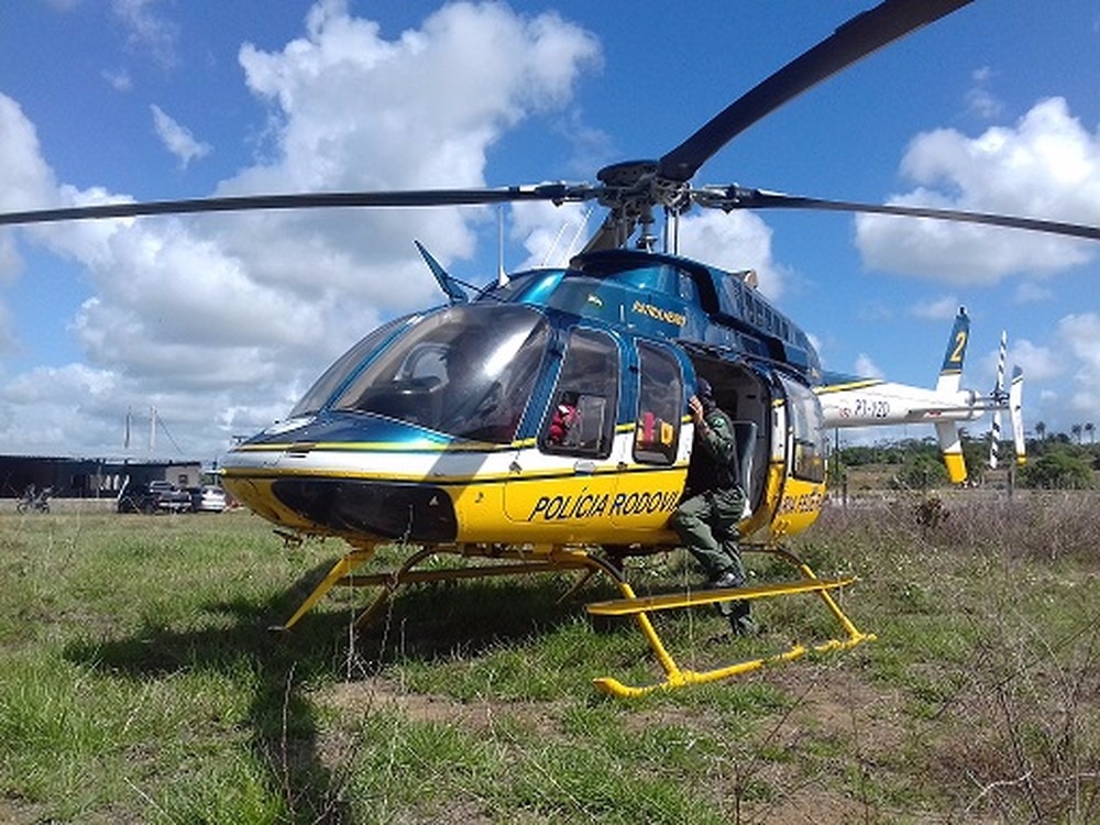 Polícia Rodoviária Federal reduz policiamento por falta de verbas As dez aeronaves que prestam auxílio a vítimas de acidentes ficam desativadas. (Foto: Ascom/PRF)