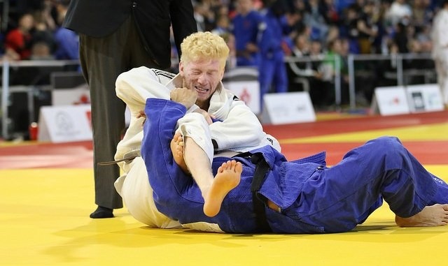 Camapuense é convocado para última etapa de treinamento da seleção de judô paralímpico Luan em ação no Campeonato das Américas, no Canadá - Tadeu Casqueira/CBDV