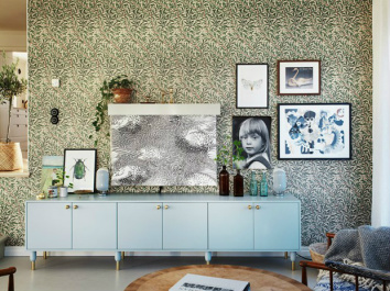 Décor do dia: papel de parede como obra de arte