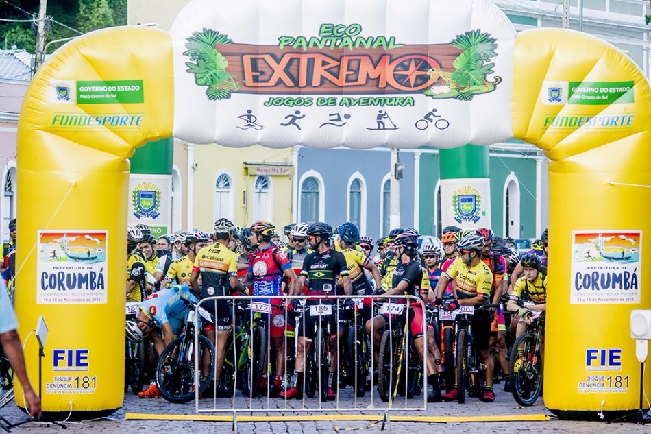 Mountain bike reúne iniciantes e profissionais no Eco Pantanal Extremo 2019 Foto: Márcio Carneiro/PMC