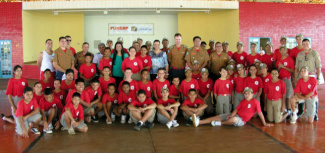 Primeira-dama do Estado visita projeto “Bombeiros do Amanhã” em Campo Grande