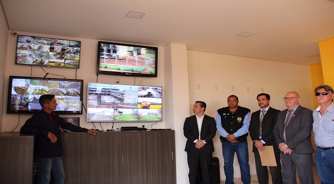 Com tecnologia de ponta, novo sistema de videomonitoramento é inaugurado em penitenciária Foto: Keila Oliveira
