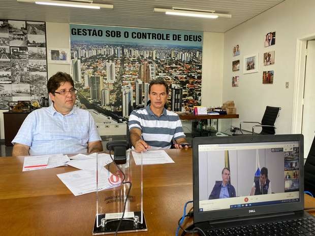 Prefeito da Capital faz videoconferência com Bolsonaro e Mandetta