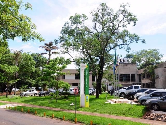 Governadoria, no Parque dos Poderes, em Campo Grande. (Foto: Paulo Francis).
