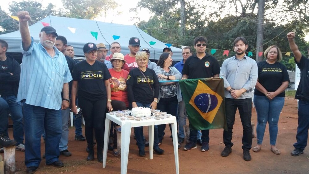 Policiais discordaram de reajuste de 2,94% proposto pelo governo (Foto: Dyego Queiroz)