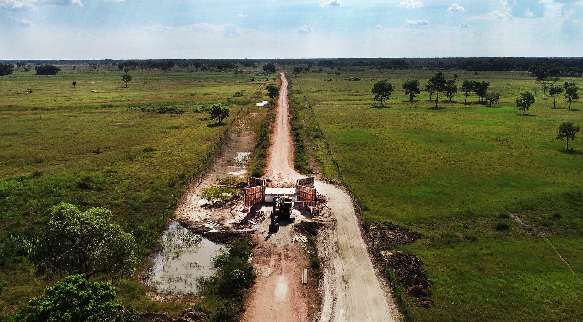 Galeria em construção na MS-243: Estado investe R$ 3,6 milhões em infraestrutura. aul Schramm