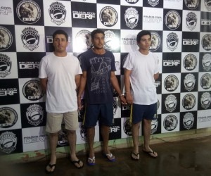 Funcionário de rancho quase é degolado por trio e jogado em córrego Anderson, Tiago e Luiz, respectivamente - Mariane Chianezi