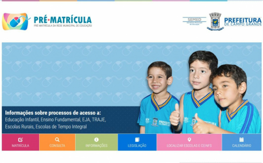 Prefeitura expande matrícula online da Reme que começa nesta quinta-feira Foto:Arquivo Semed